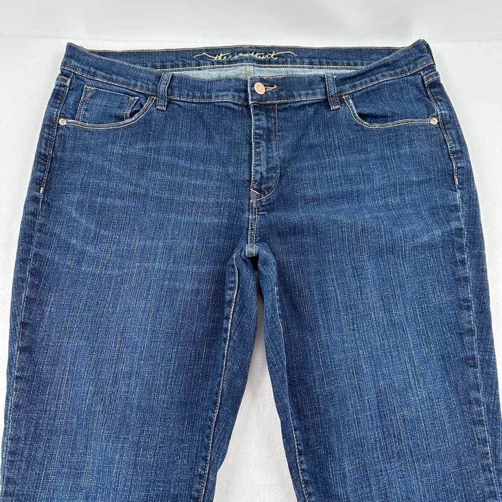 Old Navy The Sweetheart Bootcut Jeans Womens 18 Long Dark Wash Classic Rise Blue - Picture 2 of 9